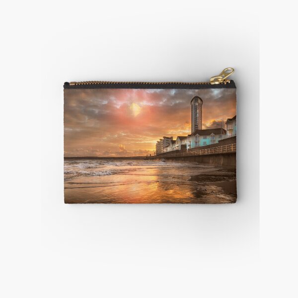 Item preview, High tide at sunset at Swansea Bay designed and sold by Leighton Collins.