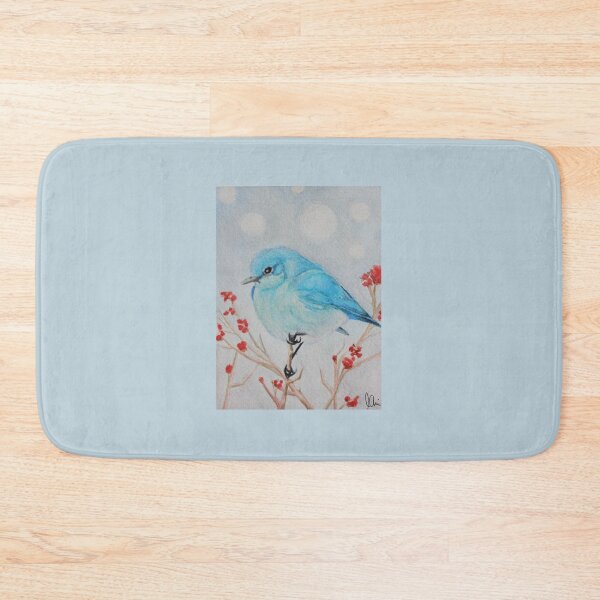 Item preview, Snow blue bird designed and sold by Jaa1ja.