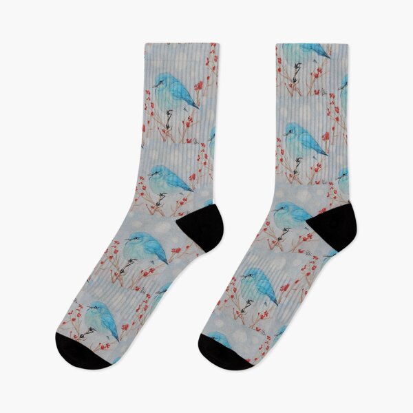 Item preview, Snow blue bird designed and sold by Jaa1ja.