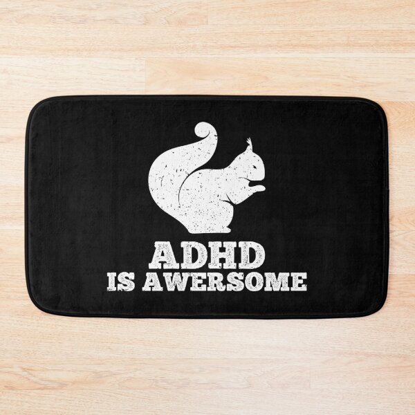 Item preview, Adhd is awersome, attention deficit hyperactivity disorder, adhd, adhd awarness, adhd mom, funny squirrel gifts designed and sold by T-DESIGNEDZ.