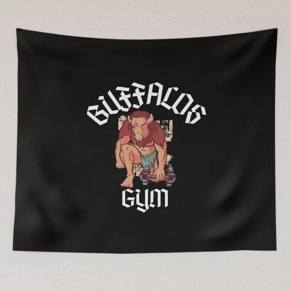 Item preview, Buffalos Gym Bufallo Fitness Bodybuilding designed and sold by Bearded-Viking.