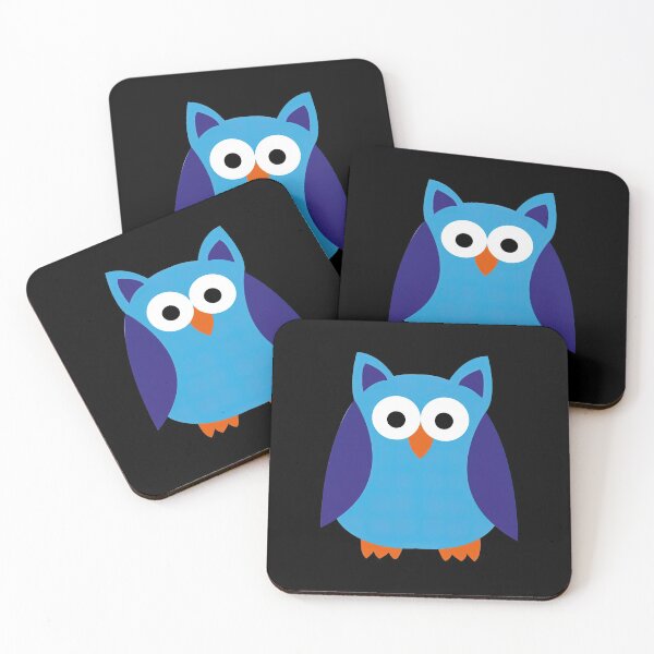 Artikelvorschau, Blaue Eule (2021-3-OWL-1) entworfen und verkauft von NY-Prints-USA.