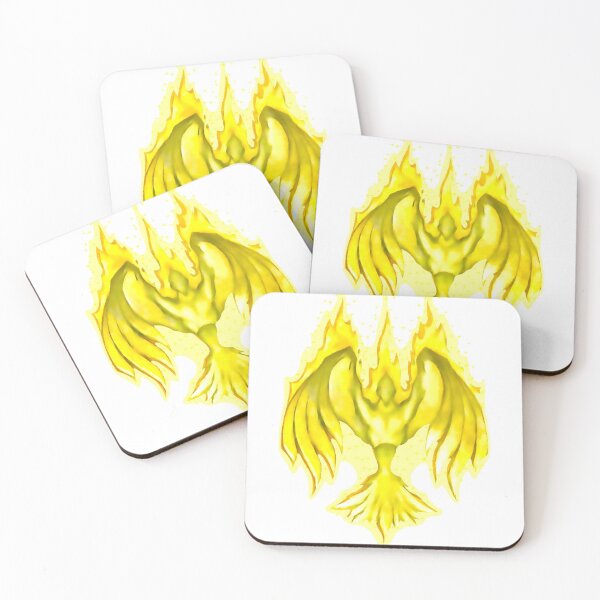 Item preview, phoenix gold in white  designed and sold by thomasdpb.