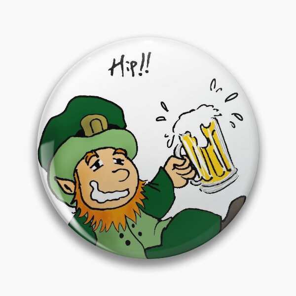 Item preview, St Patrick's Day, Drunk Leprechaun celebration in Dublin, Ireland, beer fantasy party designed and sold by ElisabetLis.