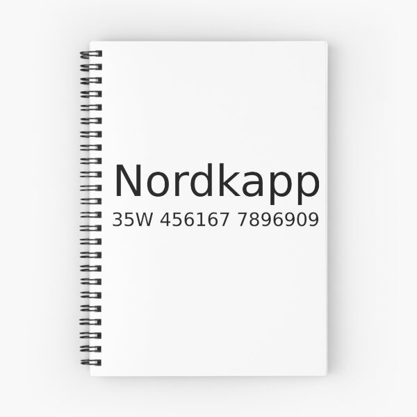Item preview, Nordkapp UTM coordinates designed and sold by OberbergDesign.