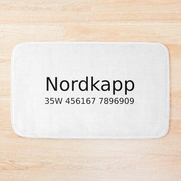 Item preview, Nordkapp UTM coordinates designed and sold by OberbergDesign.