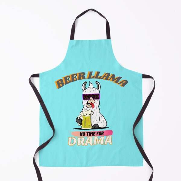 Item preview, Beer Llama No Time for Drama - Funny Llama Design designed and sold by LordAudes.