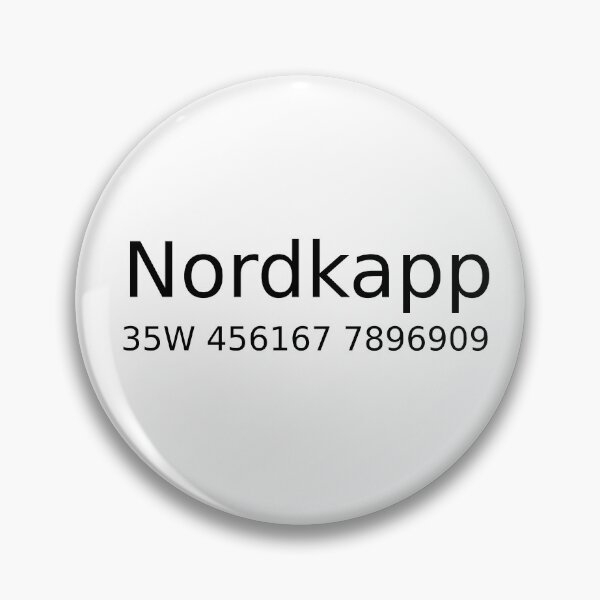 Item preview, Nordkapp UTM coordinates designed and sold by OberbergDesign.