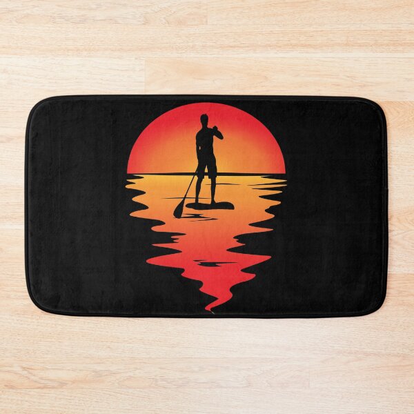 Item preview, Stand Up Paddle Board - SUP - Orange Sunset designed and sold by HeatherPore.