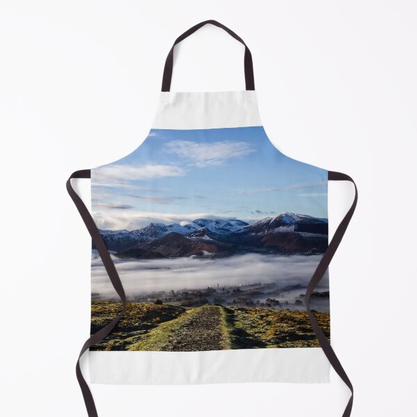 Item preview, Misty Keswick town - pearl of the Lake District designed and sold by CumbriaArt.