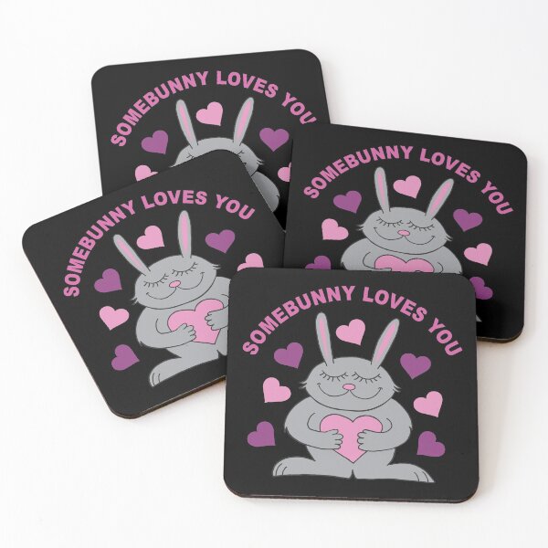 Item preview, cute bunny rabbit - somebunny loves you designed and sold by baingraphics.