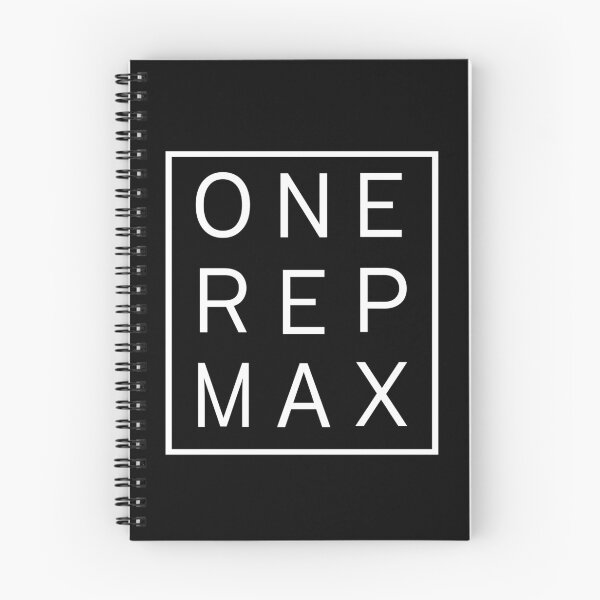 Item preview, One Rep Max - 1RM - Crossfit Design clean text in white box  designed and sold by RXThread.