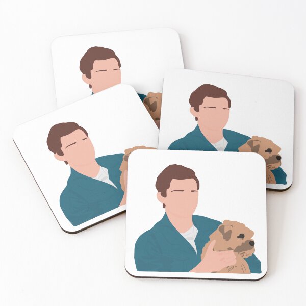 Item preview, Tom Holland with a Dog designed and sold by ChristysSticker.