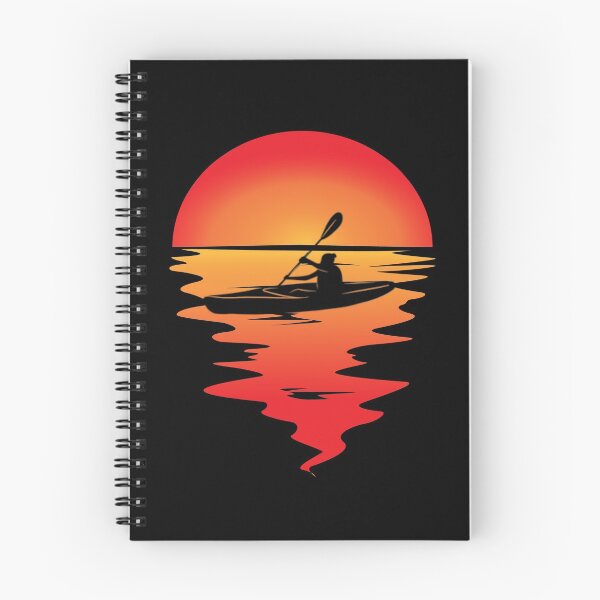 Item preview, Woman Kayaker - Orange Sunset designed and sold by HeatherPore.