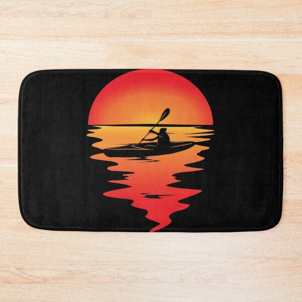 Item preview, Woman Kayaker - Orange Sunset designed and sold by HeatherPore.