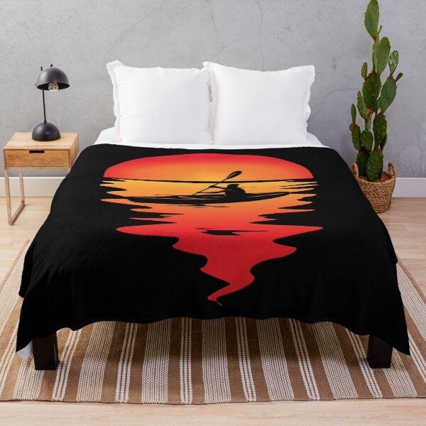 Item preview, Woman Kayaker - Orange Sunset designed and sold by HeatherPore.