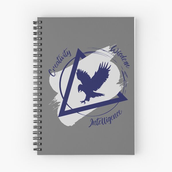 Item preview, Blue and Gray Eagle Crow Creativity, intelligence, wisdom 2 designed and sold by AlexWolfDesigns.