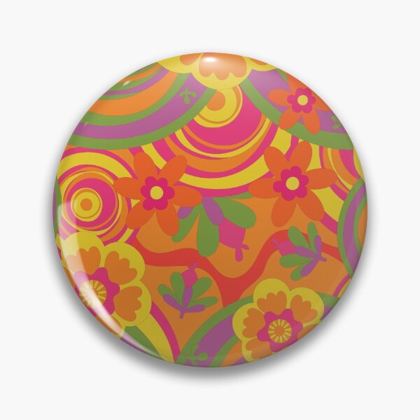 Item preview, groovy floral pattern designed and sold by MallsD.