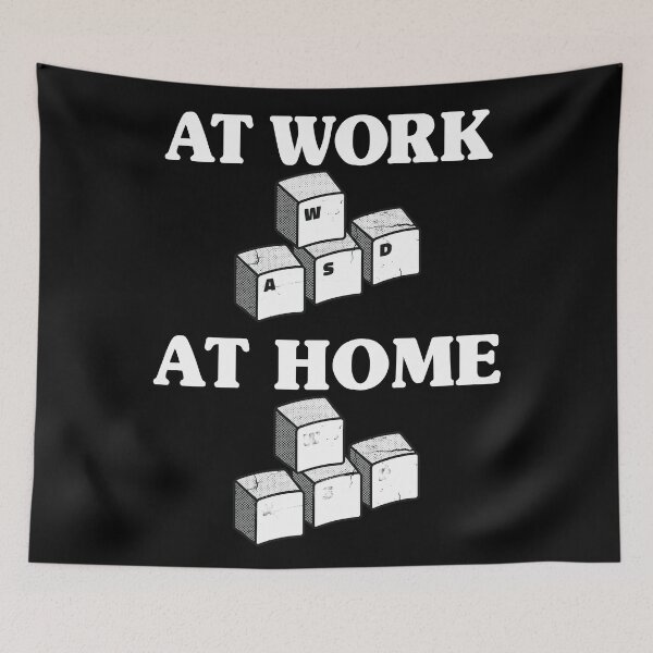 Item preview, My Keyboard At Work At Home Funny WASD Gaming Gift designed and sold by Stronzi.