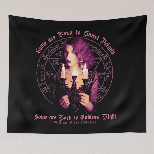 Item preview, Some Are Born to Endless Night, William Blake, Occult, Witchcraft, Pagan Ritual designed and sold by Proverbial Wisdom Design.