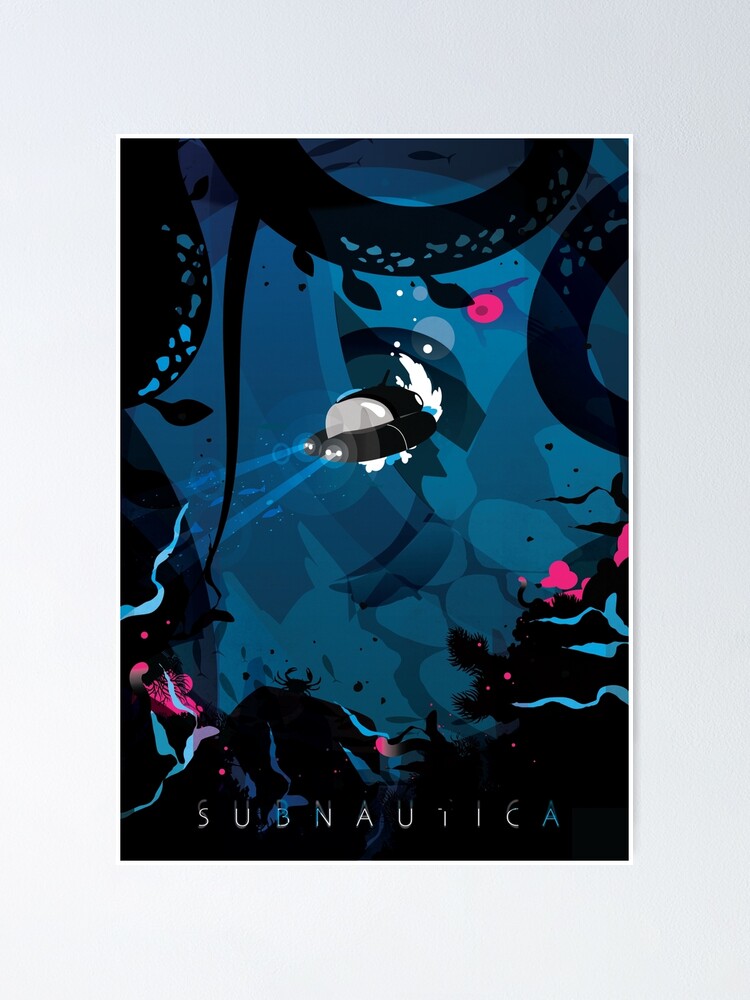 Subnautica Fanart Artwork Poster For Sale By Alfden Redbubble
