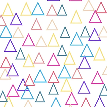 Artwork thumbnail, Colorful Triangles by RioCariocaClub