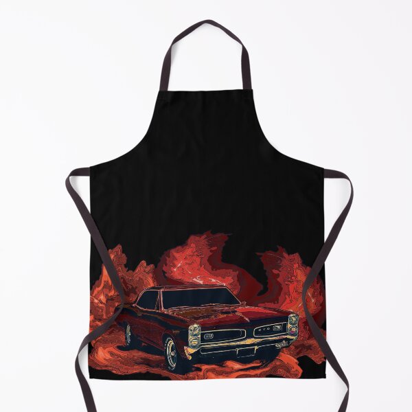 Item preview, American Muscle - Vintage 66 GTO + Fire illustration designed and sold by M3EX.