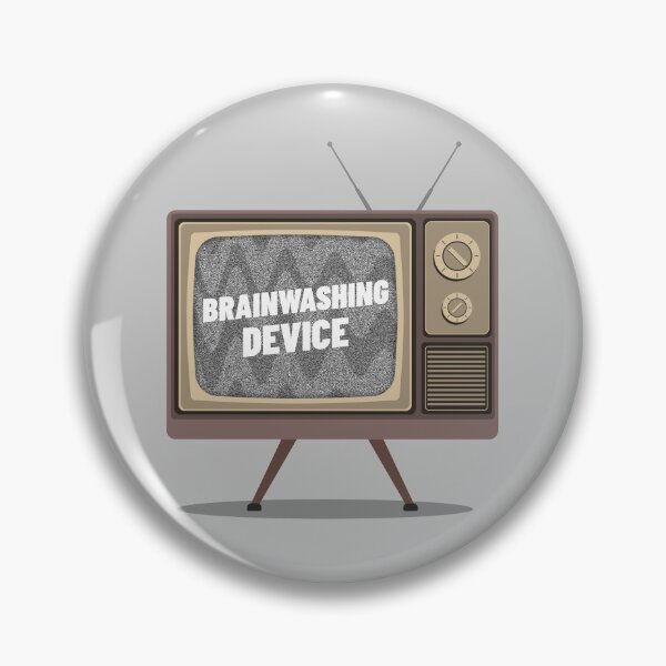 Item preview, Brainwashing Device, Fake News Mind Control Box TV  designed and sold by ArtOfRebellion.