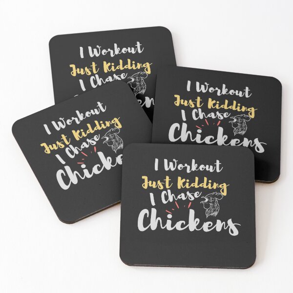 Item preview, I Workout Just Kidding I Chase Chickens designed and sold by walidsam07.