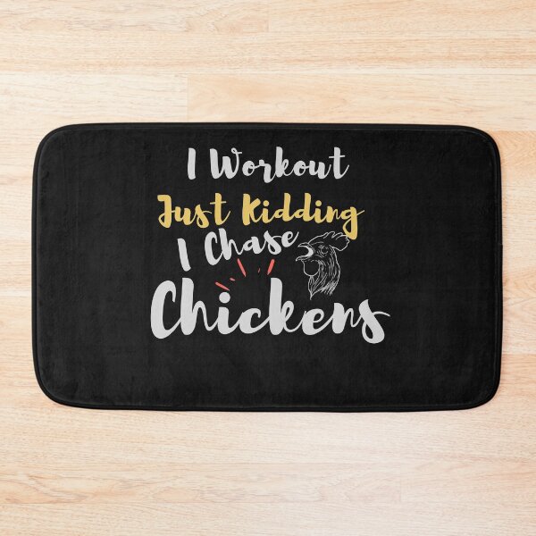 Item preview, I Workout Just Kidding I Chase Chickens designed and sold by walidsam07.