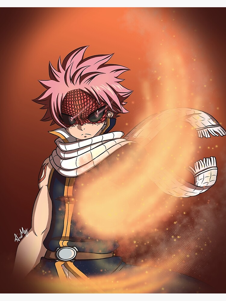 Wallpaper dragon, anime, art, two, Fairy Tail, Natsu Dragneel