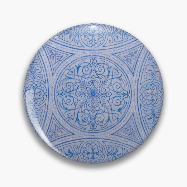 Item preview, Intricate blue design with filagree pattern designed and sold by NrvousFella.