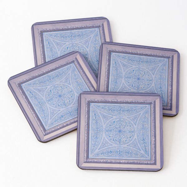 Item preview, Intricate blue design with filagree pattern designed and sold by NrvousFella.