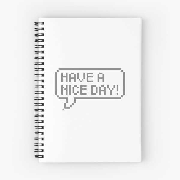 Item preview, HAVE A NICE DAY - PIXEL ART - TALK BUBBLE designed and sold by Fabs77z.
