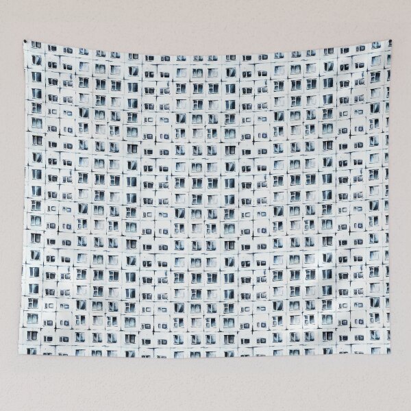 Item preview, WHITE WINDOWS PATTERN designed and sold by Valeria Agibalova.