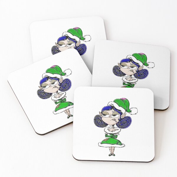Item preview, Poinsettia the Humbug Elf designed and sold by Curios-of-Eno.