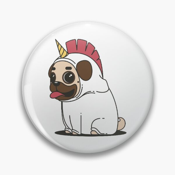 Item preview, Pug unicorn designed and sold by PET-SHIRTS.