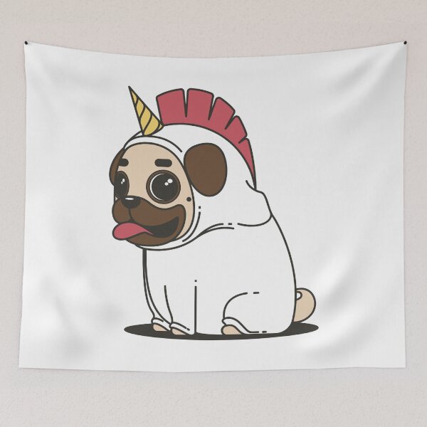Item preview, Pug unicorn designed and sold by PET-SHIRTS.