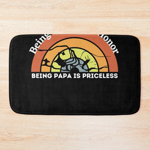 Item preview, Being Dad Is An Honor Being Papa Is Priceless - funny dad-family tees designed and sold by PIXEcompany.