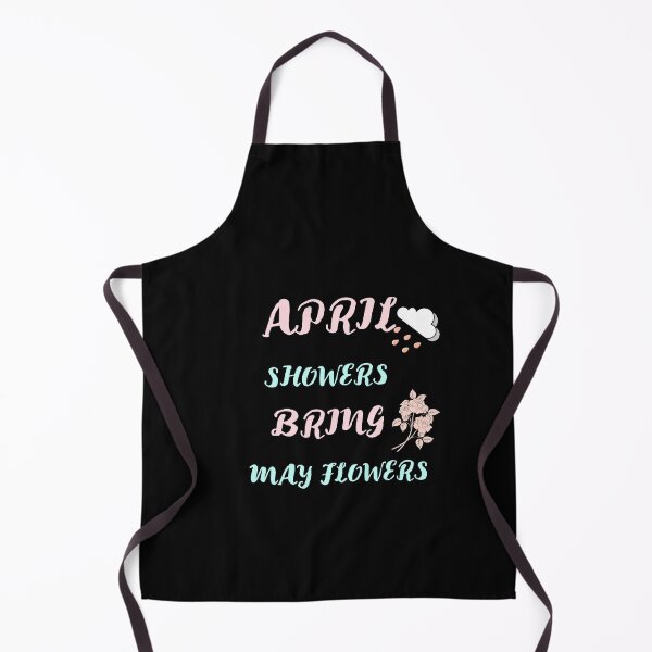 Item preview, april showers bring may flowers Essential T-Shirt designed and sold by POPLIN ⭐ ⭐ ⭐ ⭐ ⭐.
