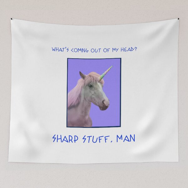 Item preview, What's Coming Out Of My Head? Sharp Stuff Man designed and sold by Arctic-Teeshop.
