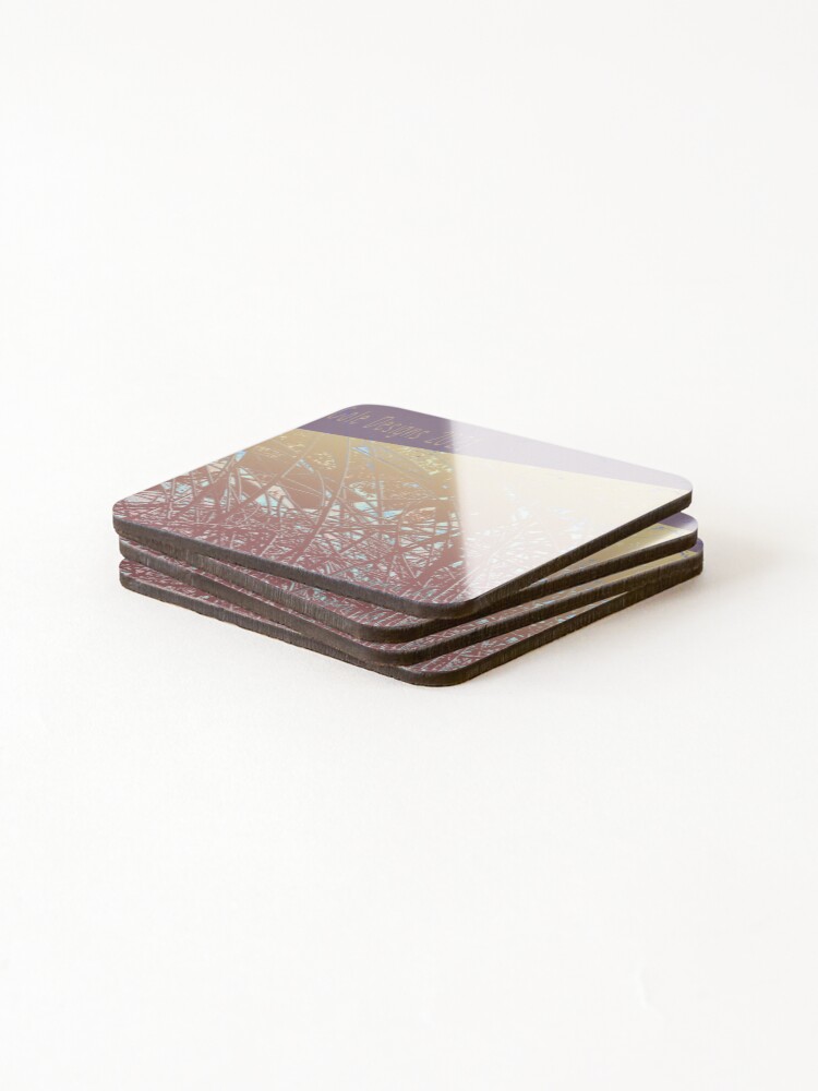 Thumbnail 4 of 5, Coasters (Set of 4), Golden Reeds #2 designed and sold by BryanSoCal.
