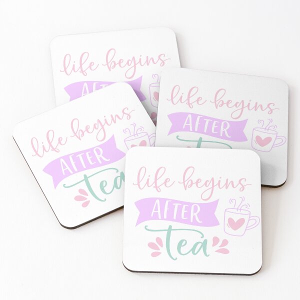 Item preview, Life Begins After Tea designed and sold by Dollfacedesign.