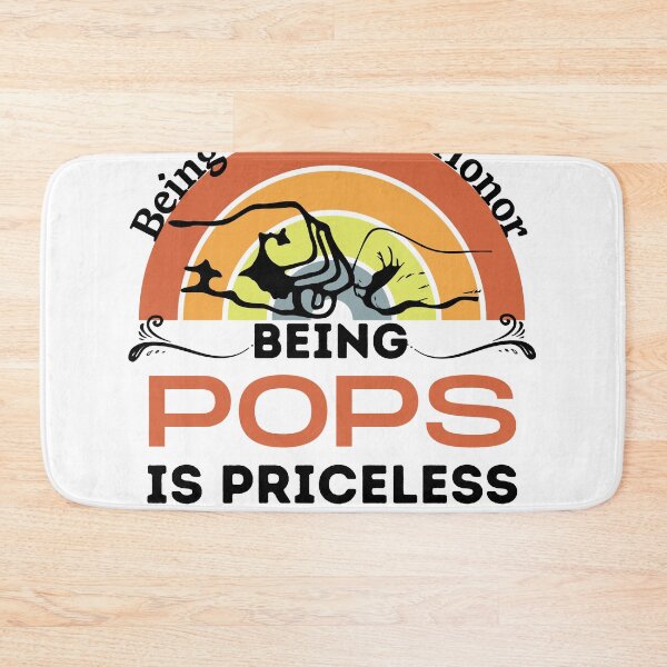 Item preview, Being Dad Is An Honor Being Pops Is Priceless - funny dad-family tees designed and sold by PIXEcompany.