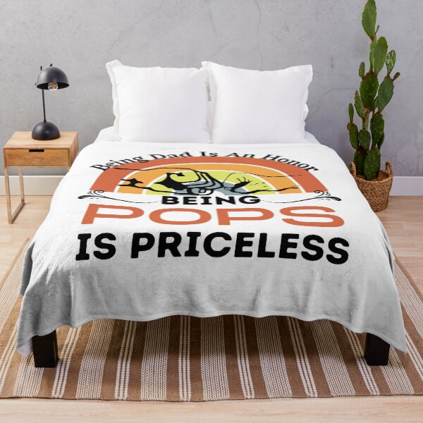 Item preview, Being Dad Is An Honor Being Pops Is Priceless - funny dad-family tees designed and sold by PIXEcompany.