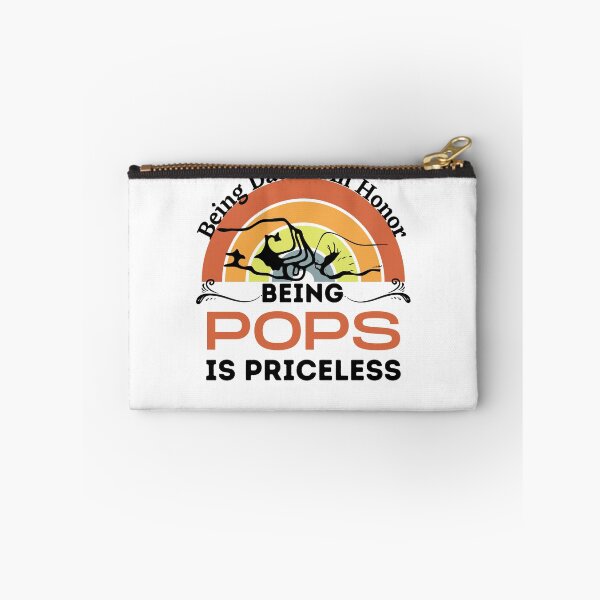 Item preview, Being Dad Is An Honor Being Pops Is Priceless - funny dad-family tees designed and sold by PIXEcompany.