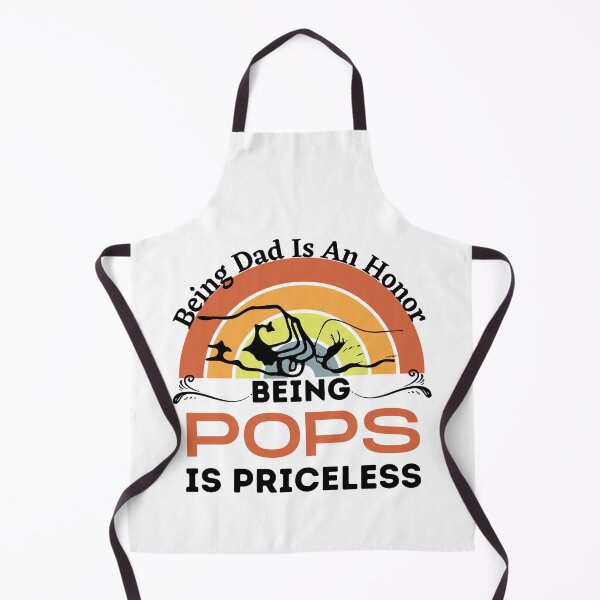 Item preview, Being Dad Is An Honor Being Pops Is Priceless - funny dad-family tees designed and sold by PIXEcompany.
