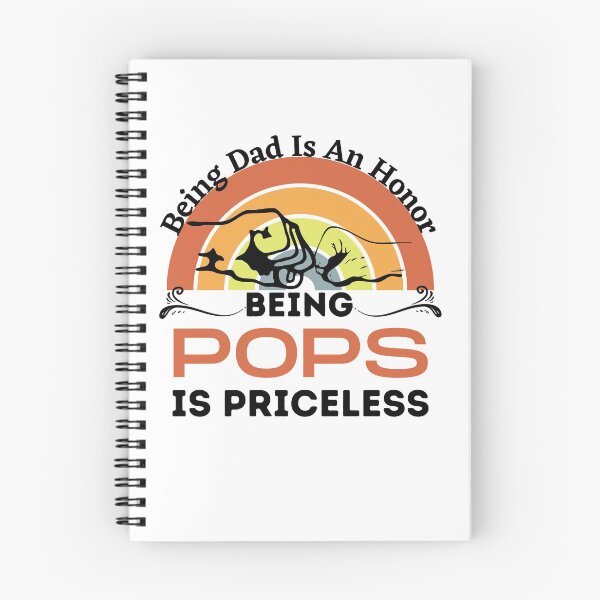Item preview, Being Dad Is An Honor Being Pops Is Priceless - funny dad-family tees designed and sold by PIXEcompany.