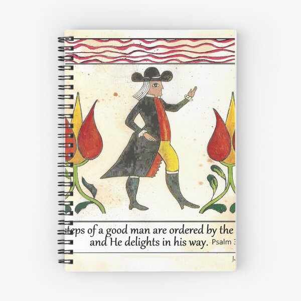 Item preview, Pennsylvania Dutch Fraktur Art-A Good Man designed and sold by FRAKTUR ME.