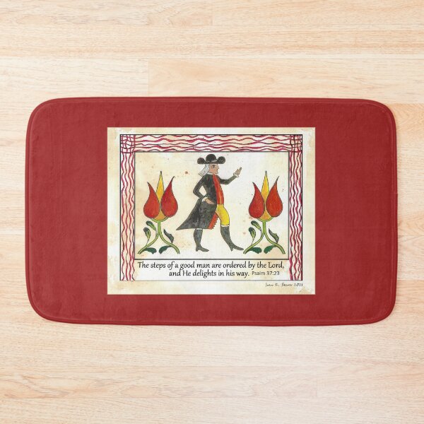 Item preview, Pennsylvania Dutch Fraktur Art-A Good Man designed and sold by FRAKTUR ME.